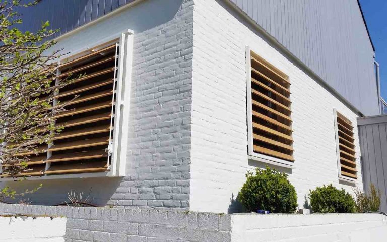 Iroko houten shutters StyleShutters